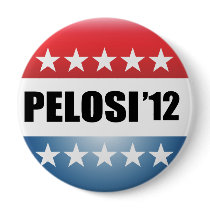 NANCY PELOSI PINBACK BUTTON