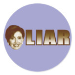 Nancy Pelosi is a Liar Stickers