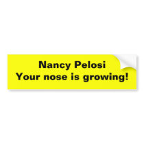 Nancy Pelosi Lies Bumper Sticker