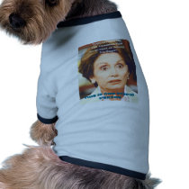 NANCY PELOSI- ONE STUPID PERSON PET TSHIRT