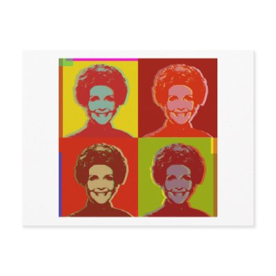 nancy Reagan Postcards by minjean