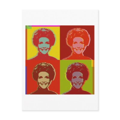 nancy Reagan Post Cards by minjean