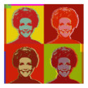 Nancy Reagan poster posters by minjean Nancy Reagan poster posters