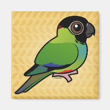 Nanday Conure Fridge Magnet