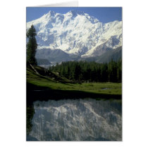 Nanga Parbat at Fairy Meadows, northern Pakistan Greeting Card