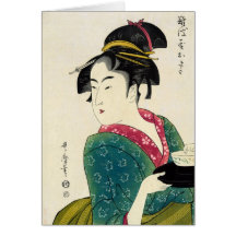 Naniwaya Okita Geisha Greeting Cards