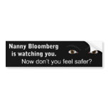 Nanny Bloomberg is watching bumper stickers
