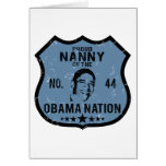 Nanny Obama Nation Greeting Cards
