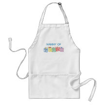 Nanny of Twins Blocks Apron
