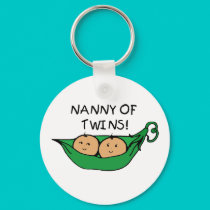 Nanny of Twins Pod keychains by Scrappintwins Nanny of Twins Pod keychains