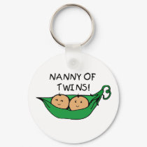 Nanny of Twins Pod keychains by Scrappintwins Nanny of Twins Pod keychains