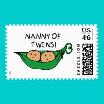 Nanny of Twins Pod stamps