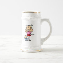 Nanny Stick Figure Coffee Mugs