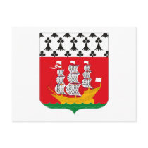 Nantes Coat of Arms Postcard by FlagTshirts Nantes Coat of Arms Postcard