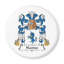 Nantes Family Crest magnets by coatsofarms Nantes Family Crest magnets