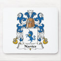 Nantes Family Crest mousepads by coatsofarms Nantes Family Crest mousepads