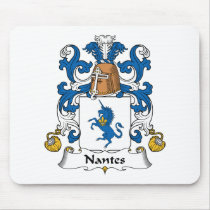 Nantes Family Crest mousepads by coatsofarms Nantes Family Crest mousepads