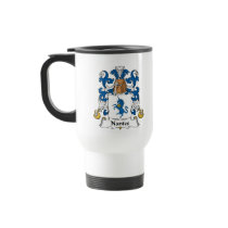 Nantes Family Crest mugs by coatsofarms Nantes Family Crest mugs
