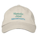 NANTUCKET cap embroidered hats by TropiCoolUniverse NANTUCKET cap embroidered hats