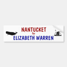 Nantucket for Elizabeth Warren 2012 Bumper Stickers