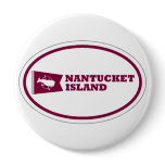 Nantucket Island. Pinback Button