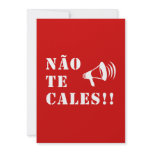 Não Te Cales!! Personalized Invitations