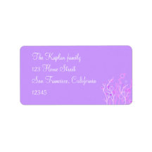Naomi bat mitzvah address label