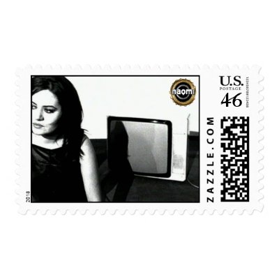Black And White Tv. Naomi Black amp; White TV Stamp