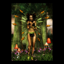 Naomi Enchanted Forest Fairy Poster posters