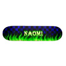 Naomi green fire Skatersollie skateboard