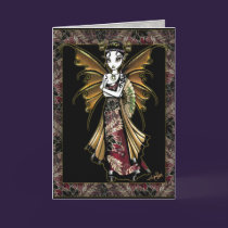 "Naomi" Oriental Fairy Art Dragon Tattoo Card