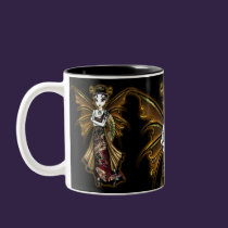 "Naomi" Oriental Fairy Art Dragon Tattoo Mug mugs