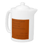 Nap and A Snack Tea Pot