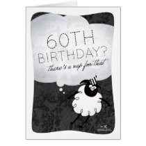 Nap for That 60th Birthday cards