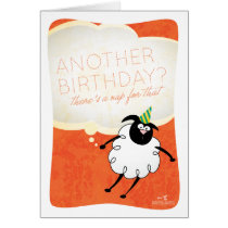 Nap for That Birthday Card cards