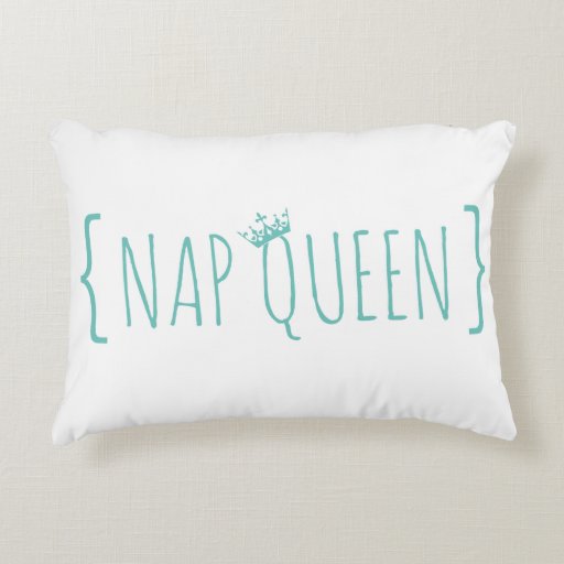 Nap Queen Throw Pillow Zazzle