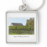 Napa Valley California Vineyard and Barn Key Chains