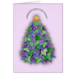 Napa Valley Grapes Christmas Tree Cards