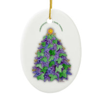 Napa Valley Grapes Christmas Tree Christmas Tree Ornaments