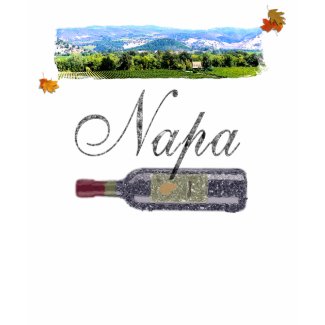 Napa Valley Vintage Wine Bottle Womens Shirt shirt