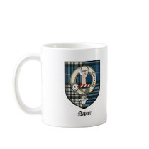 Napier Clan Crest Badge Tartan mugs by clan_badges Napier Clan Crest Badge Tartan mugs