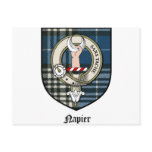 Napier Clan Crest Badge Tartan Post Cards