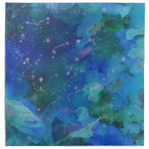 Napkin--Graffiti in Blue