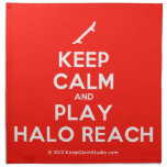 [Skateboard] keep calm and play halo reach  Napkins