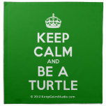 [Crown] keep calm and be a turtle  Napkins