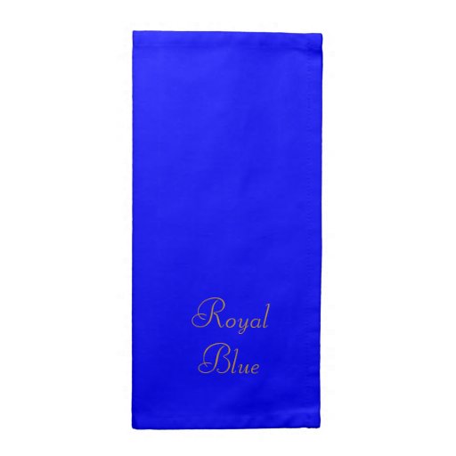 Napkins Royal Blue Zazzle