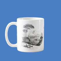 Naples and Vesuvius Vintage Landscape Mug