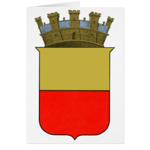 Naples Coat of Arms Greeting Card Zazzle