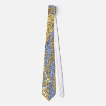 Naples, Florida Nautical Harbor Chart Tie by sailorpatp Naples, Florida Nautical Harbor Chart Tie
