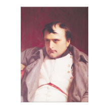 Napoleon  after his Abdication Gallery Wrap Canvas